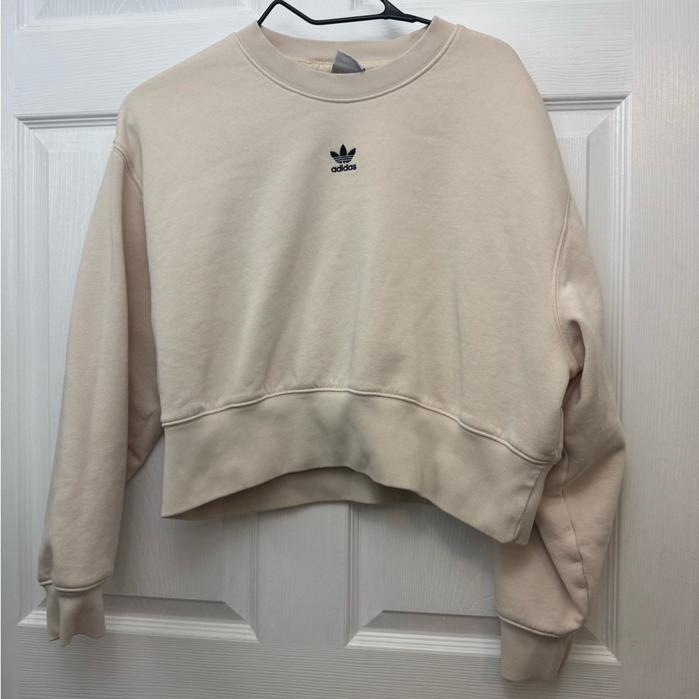 Adidas Cream Women’s Set Sweatshirt and Pants